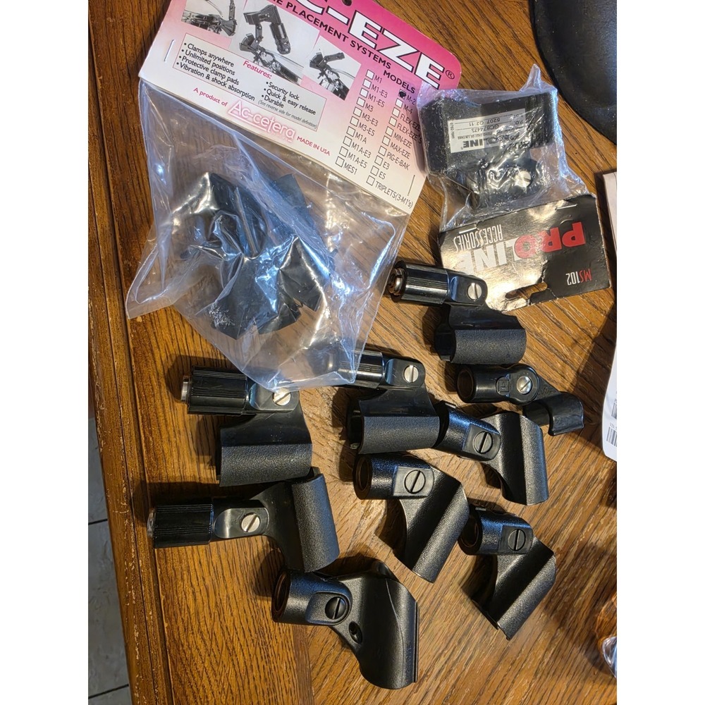 11 Mic Clips- Various Brands